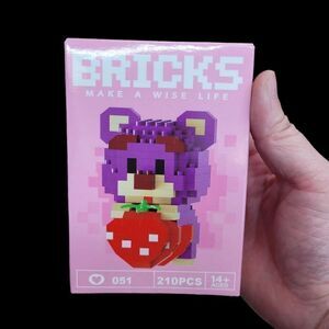 Brand New Toy Story Lotso Strawberry Bricks Lego Figure